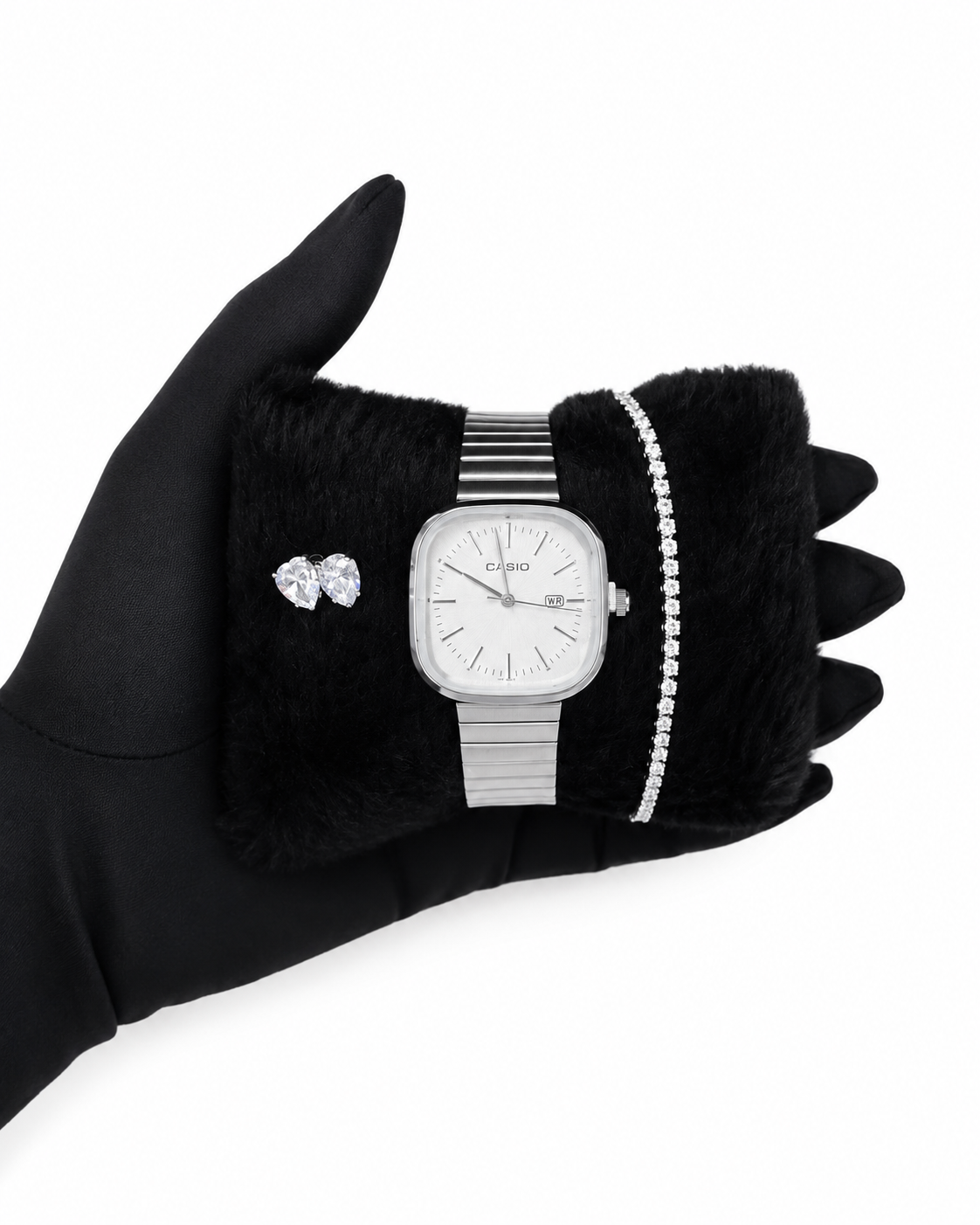 Relógio Réplica Feminino - Estilo Casio Square Minimal