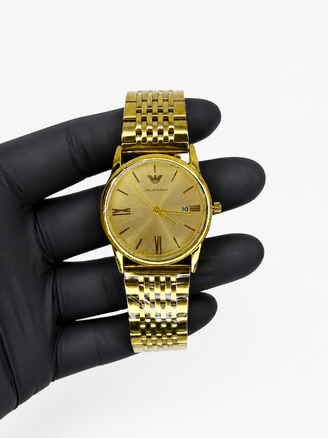 Relógio Emporio Armani Dourado Clássico