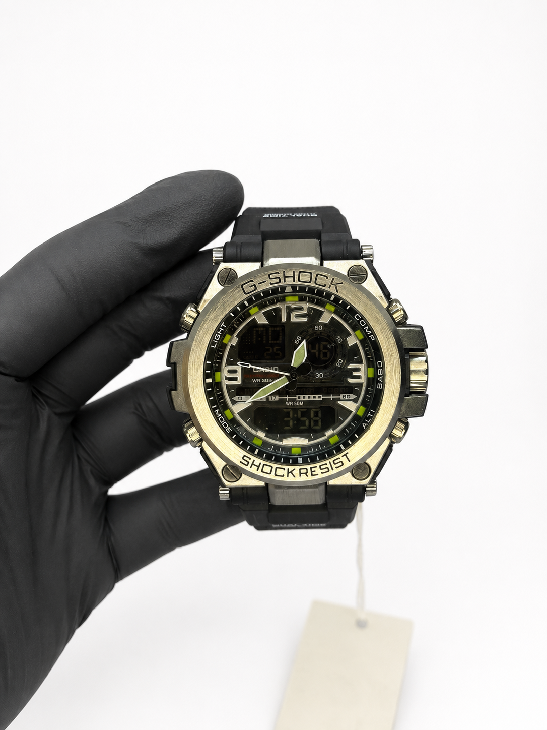 G-Shock Metálico Preto