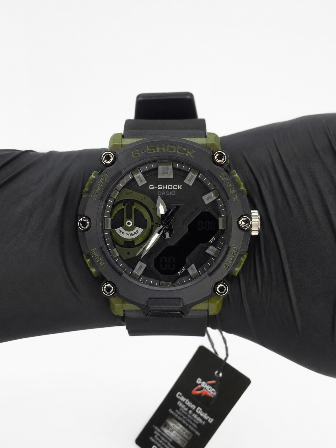 G-Shock Verde Militar e Preto