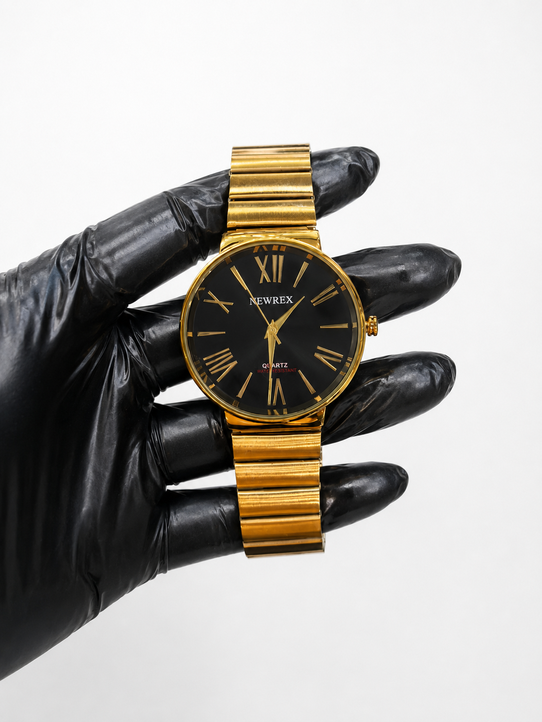 Newrex Dourado — Mostrador Preto