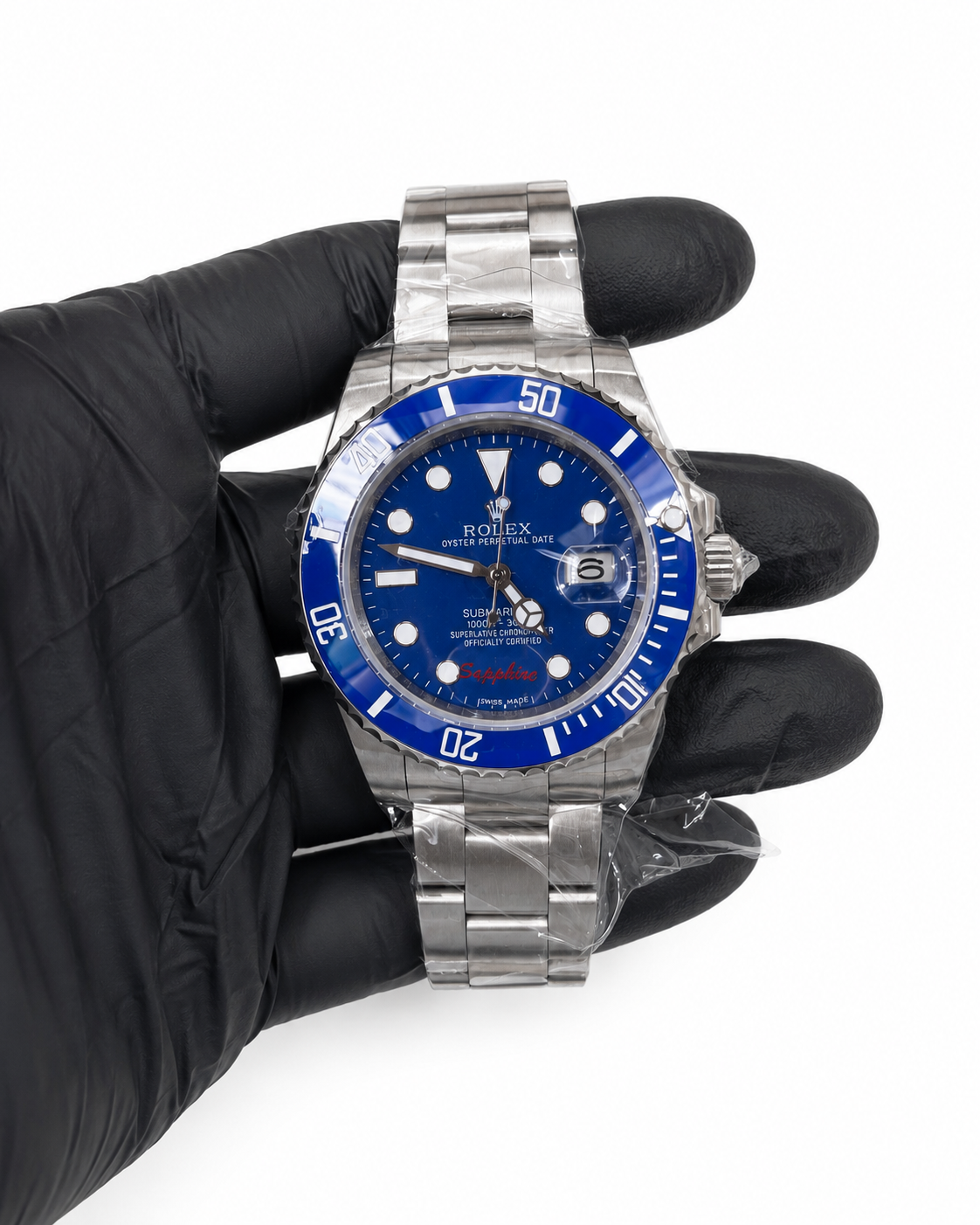 Relógio Feminino Diver Azul em Aço – 1ª Linha