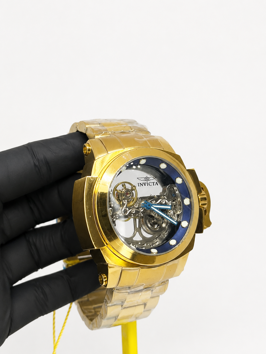 Relógio Invicta Skeleton Dourado