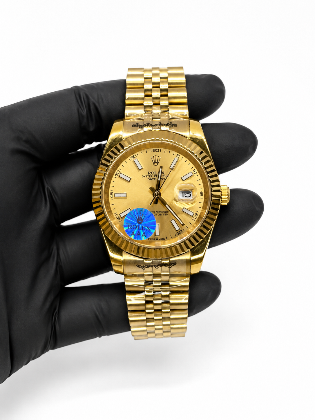 Rolex Datejust Completo Dourado